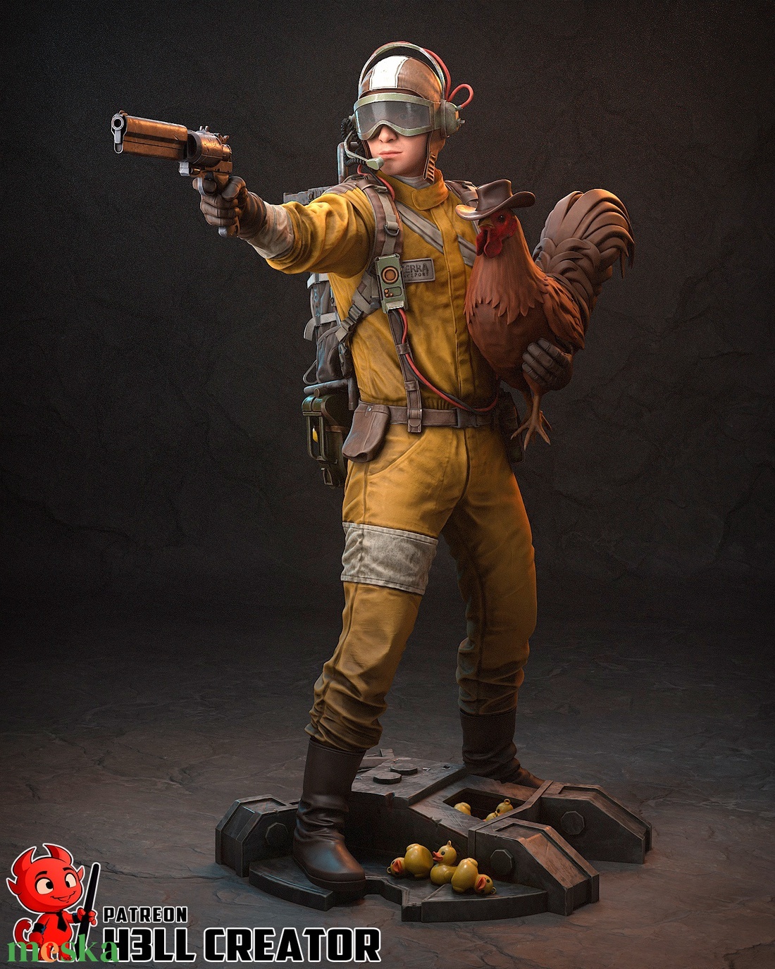 Raider - ARC Raiders - művészet - makett, modell - Meska.hu