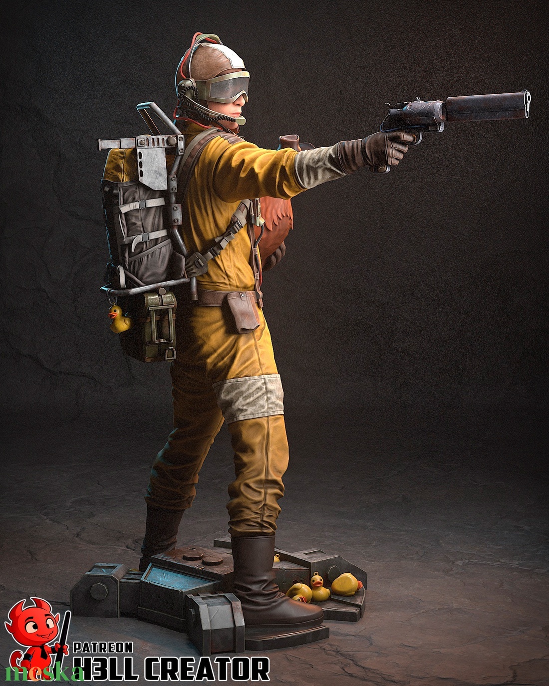 Raider - ARC Raiders - művészet - makett, modell - Meska.hu