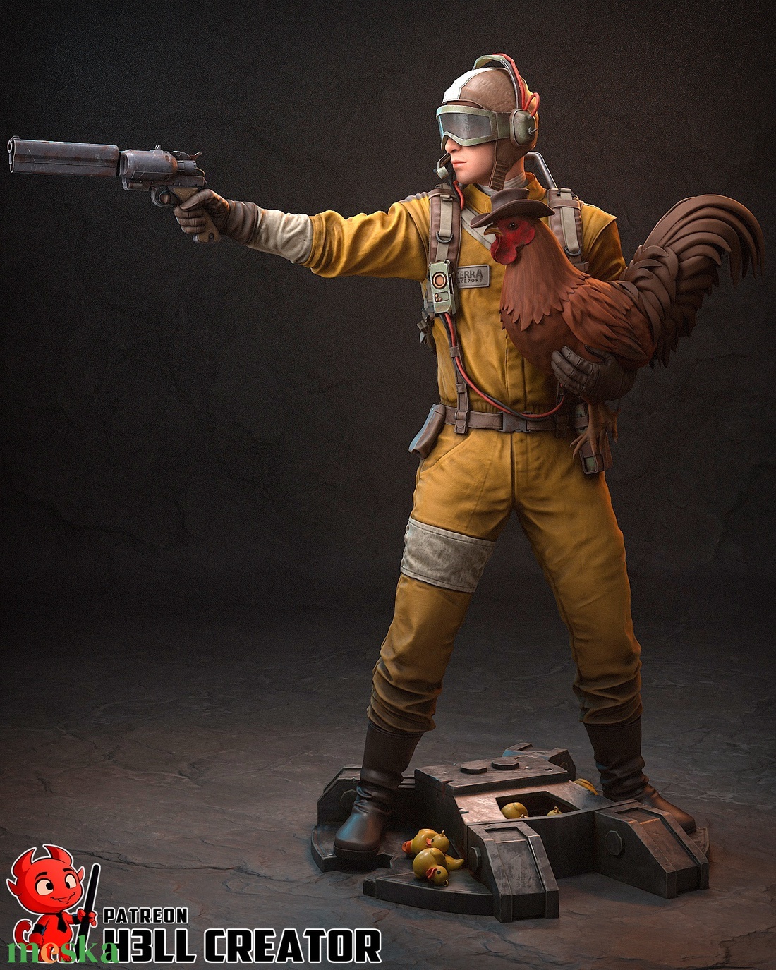 Raider - ARC Raiders - művészet - makett, modell - Meska.hu