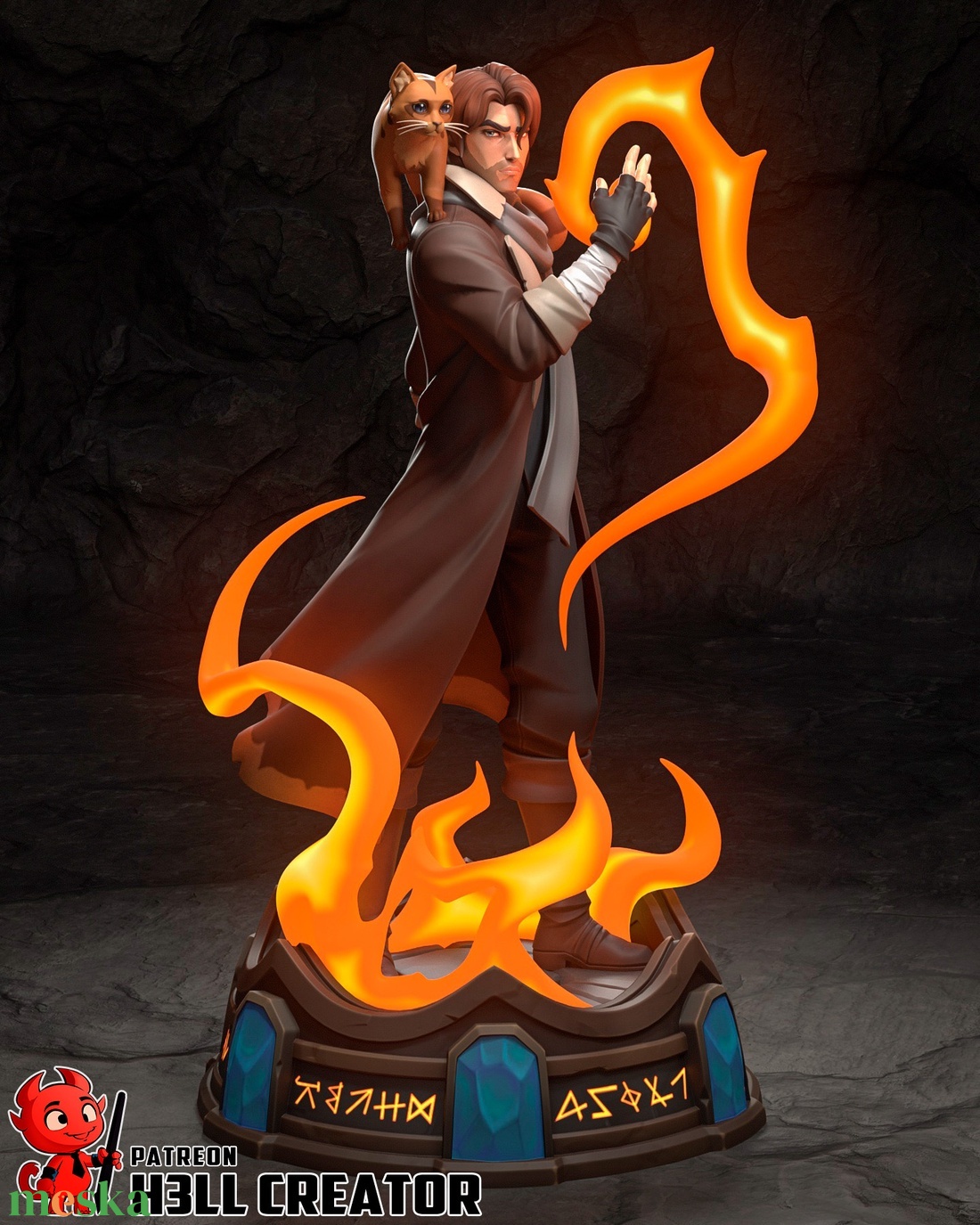 Caleb Widogast - The Mighty Nein - művészet - makett, modell - Meska.hu