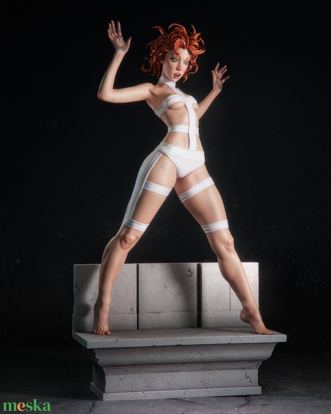 Leeloo - The Fifth Element - művészet - makett, modell - Meska.hu