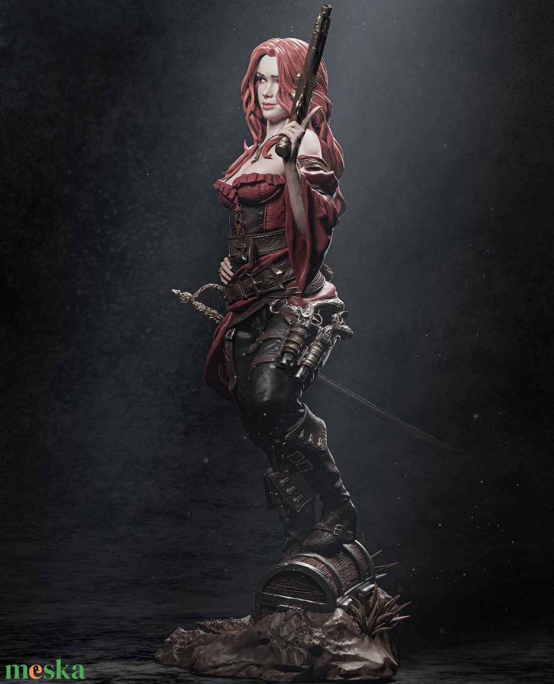 Pirate - művészet - makett, modell - Meska.hu