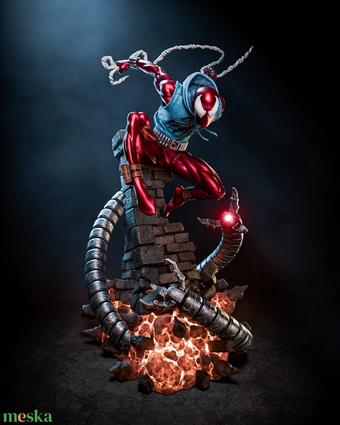 Scarlet Spider - művészet - makett, modell - Meska.hu