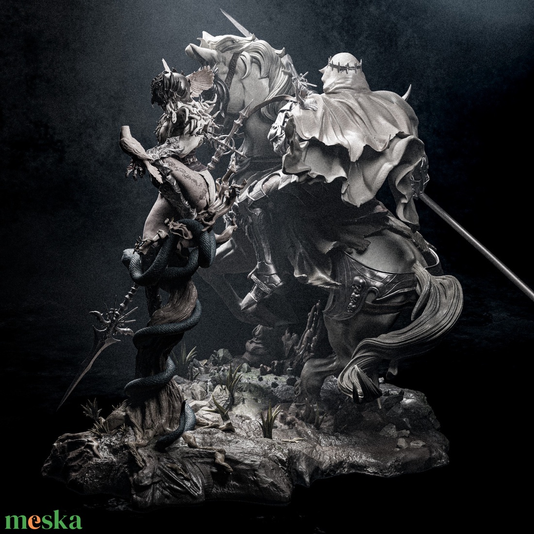 Lenora and Dareios Diorama - művészet - makett, modell - Meska.hu