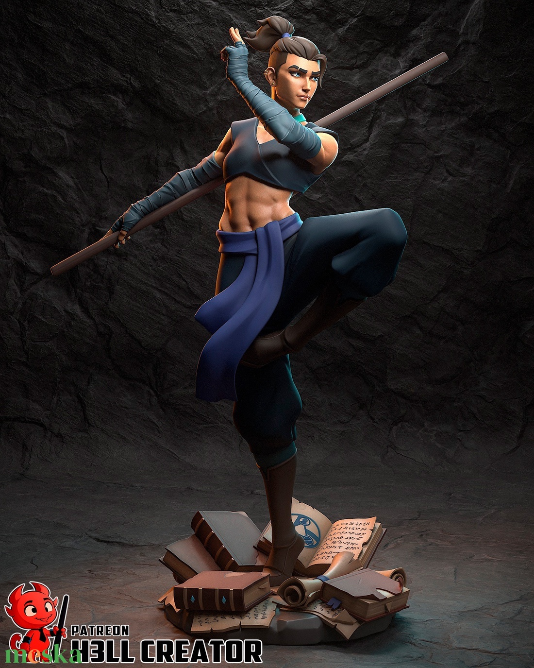 Beauregard Lionett - The Mighty Nein - művészet - makett, modell - Meska.hu
