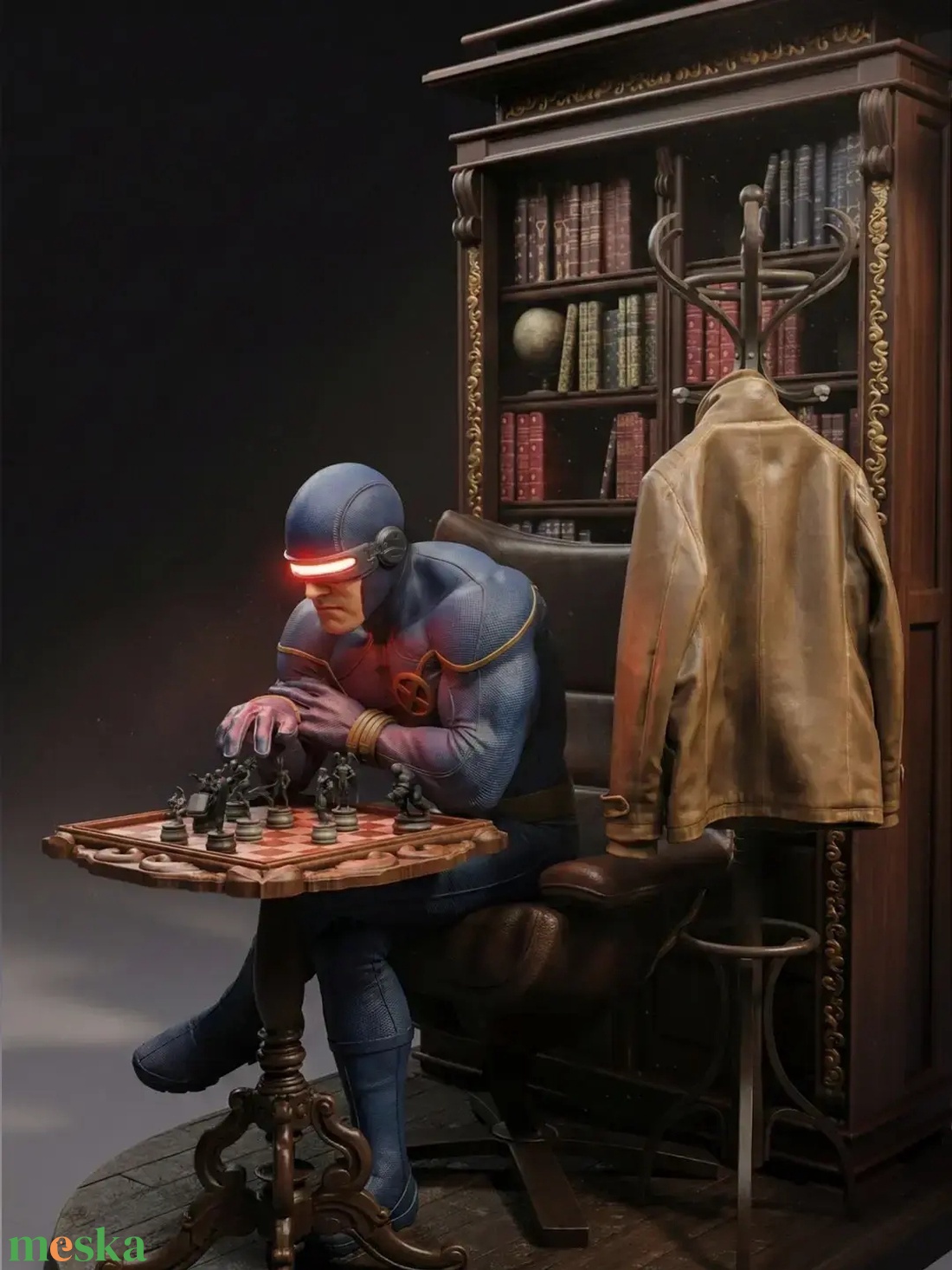 Cyclops - X-men - művészet - makett, modell - Meska.hu