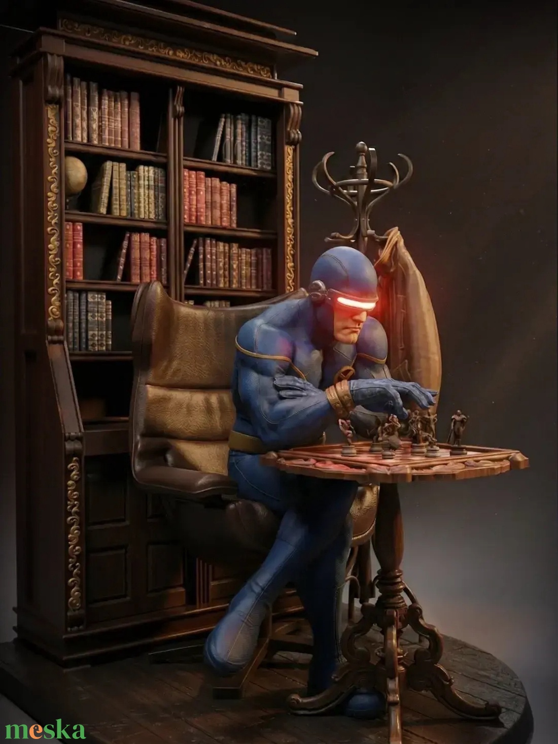 Cyclops - X-men - művészet - makett, modell - Meska.hu