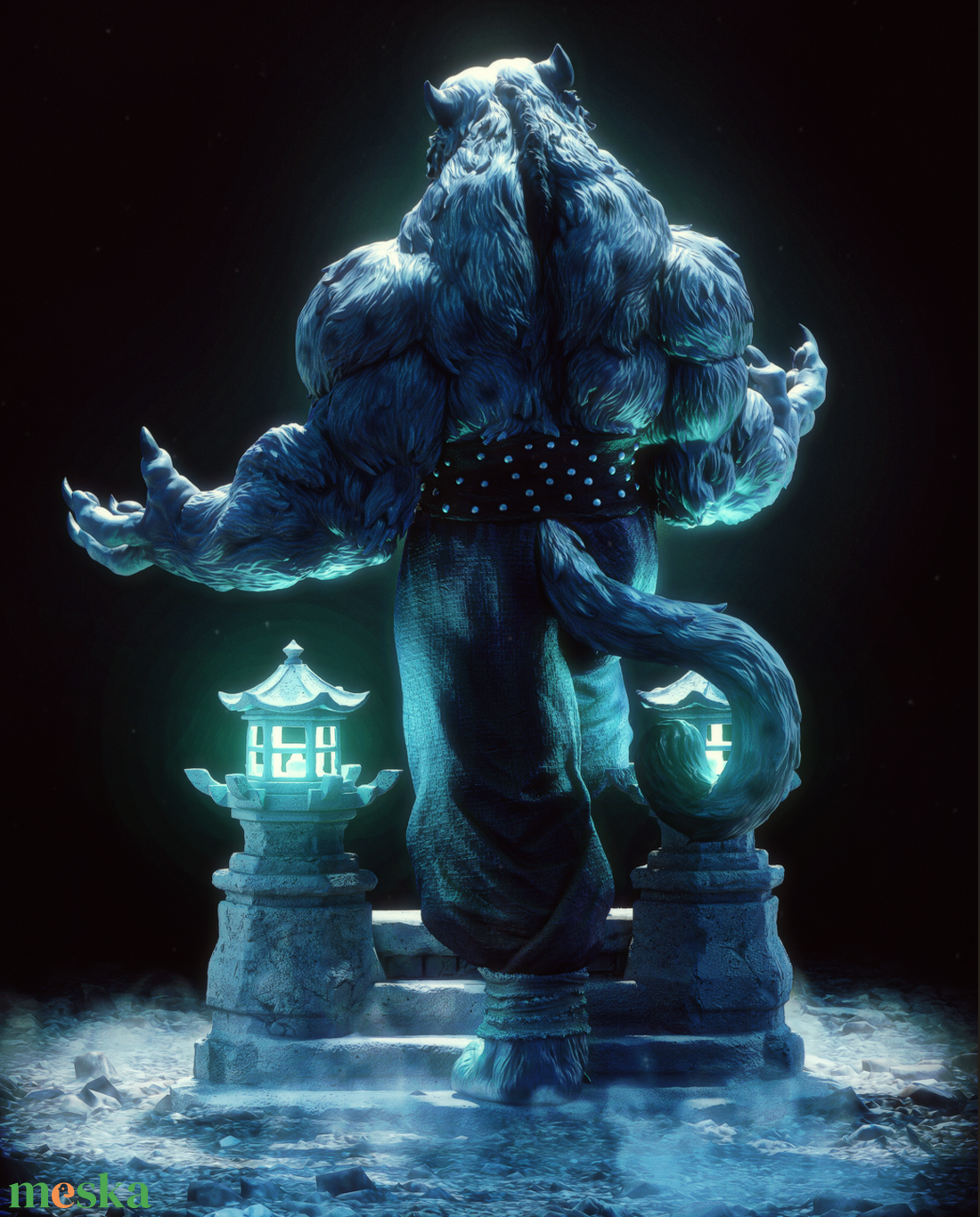 Tai Lung - Kung Fu Panda - művészet - makett, modell - Meska.hu