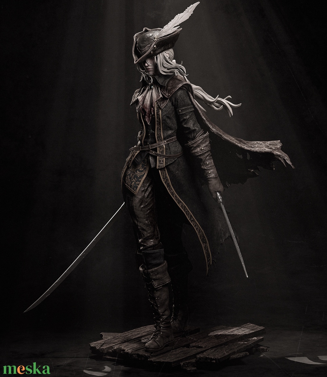 Lady Maria - Bloodborne - művészet - makett, modell - Meska.hu