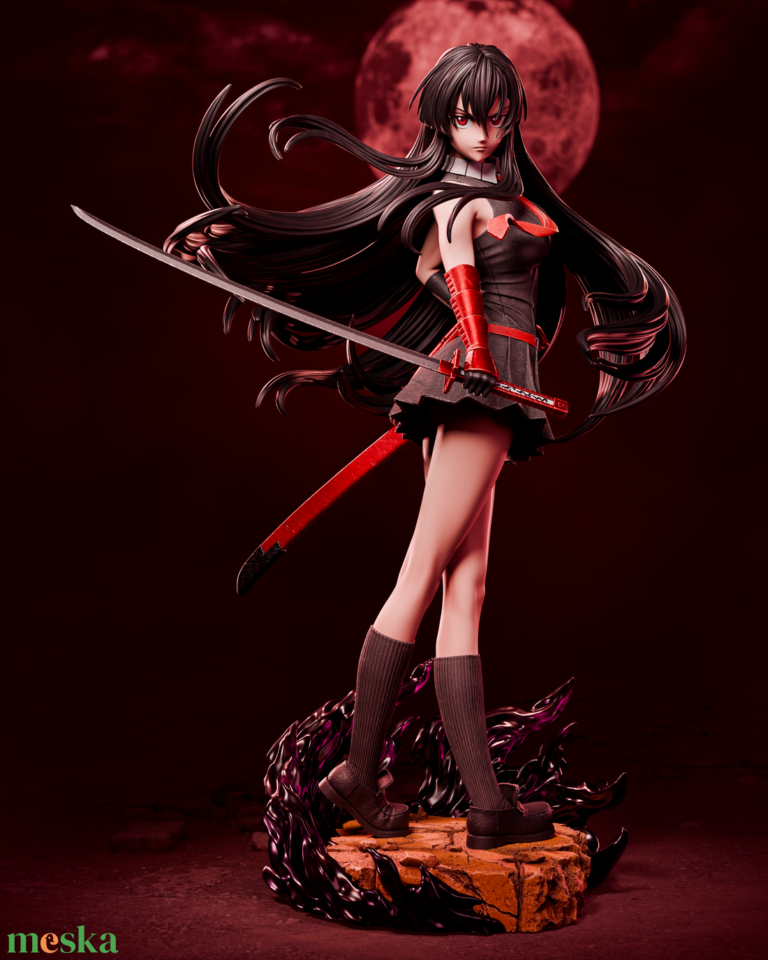 Akame - Akame ga Kill - művészet - makett, modell - Meska.hu