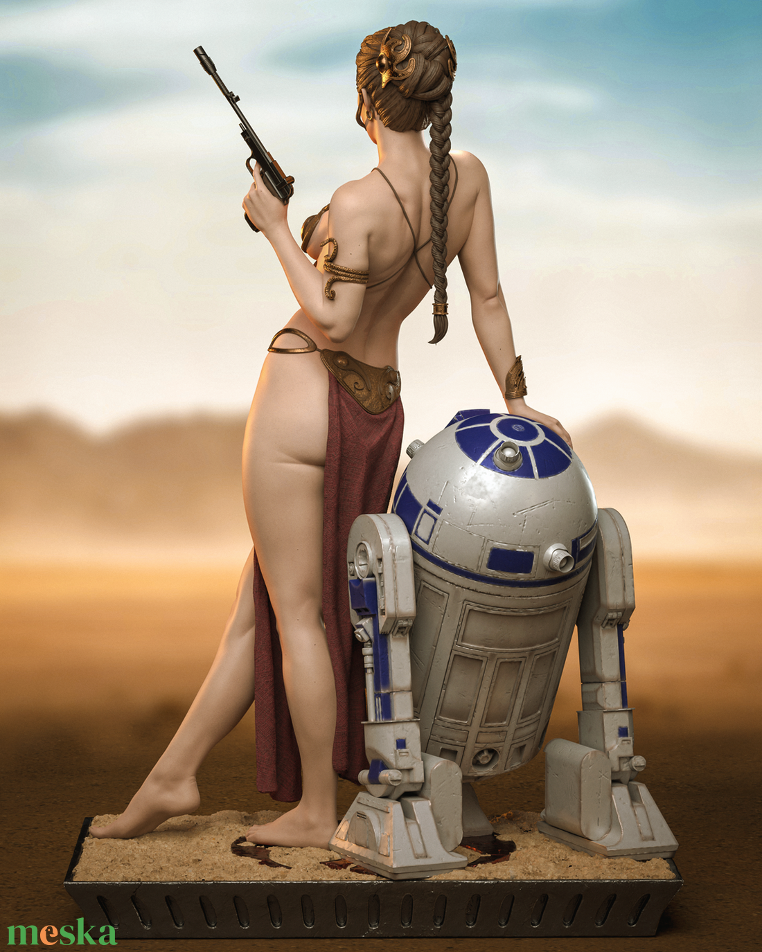 Princess Leia - Star Wars - művészet - makett, modell - Meska.hu