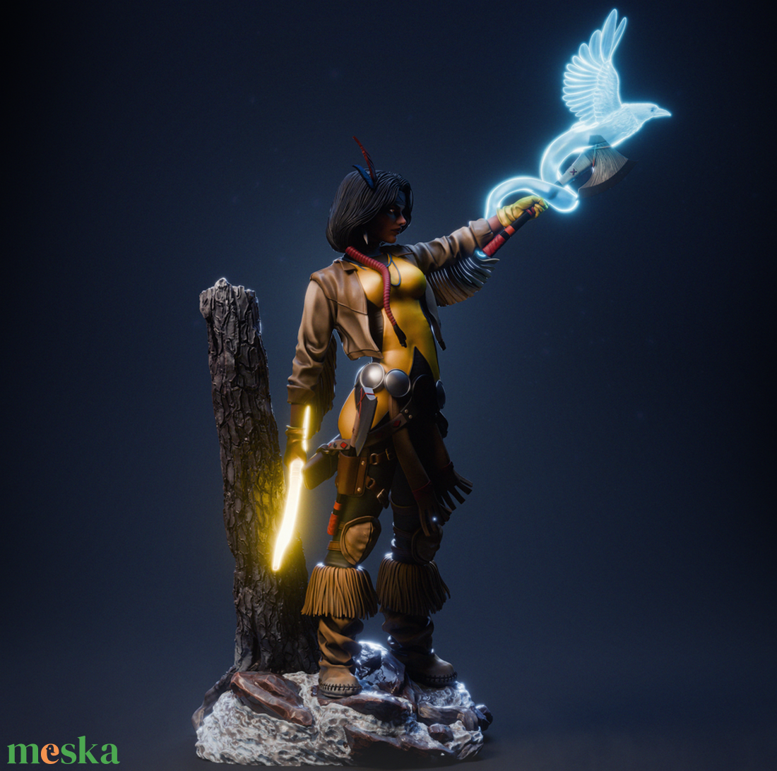 Dani Moonstar Mirage - Marvel - művészet - makett, modell - Meska.hu