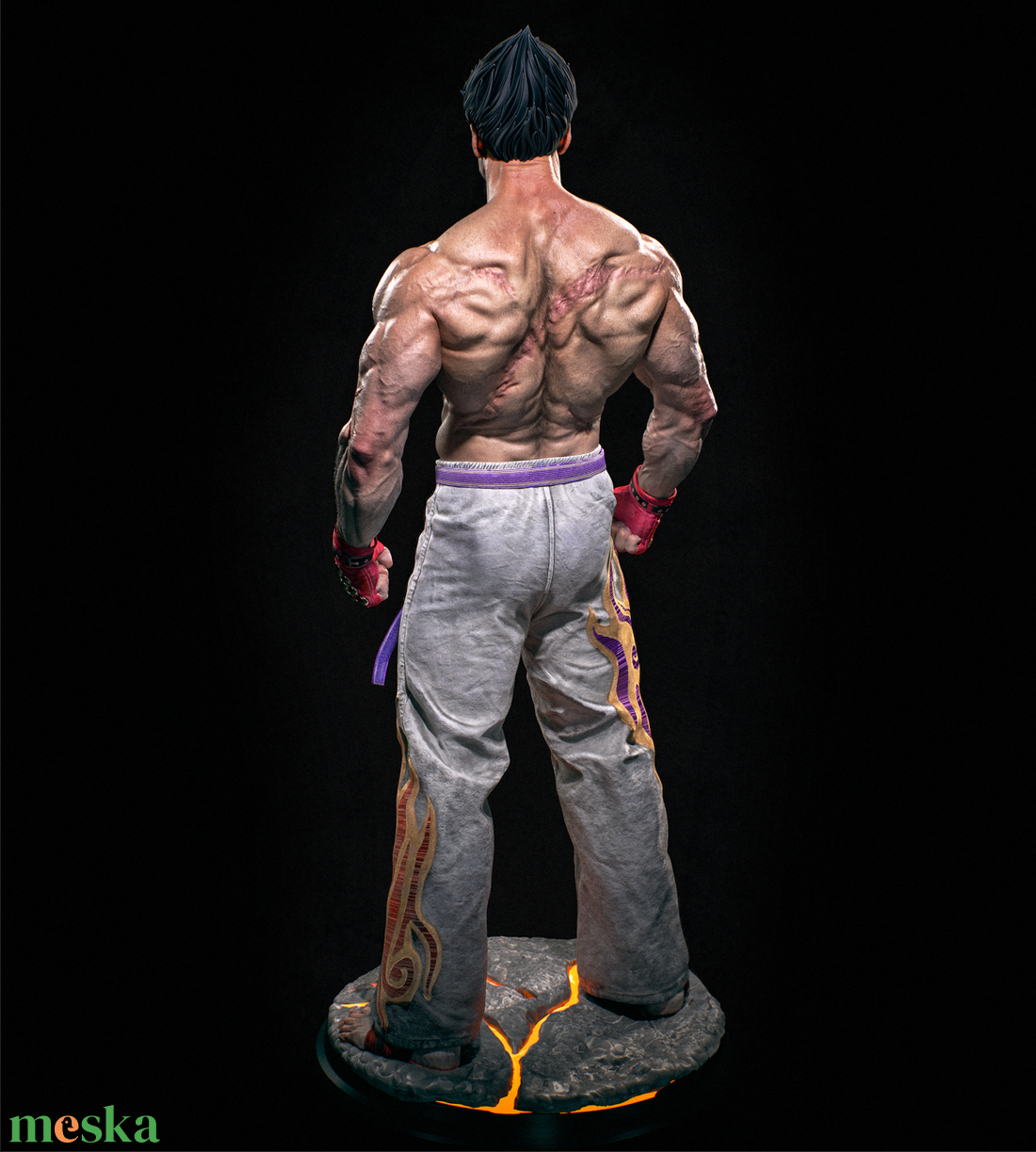 Kazuya - Tekken - művészet - makett, modell - Meska.hu