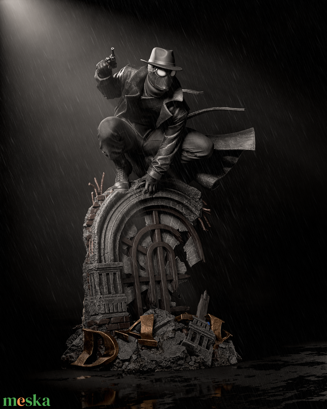Spider Man Noir - művészet - makett, modell - Meska.hu