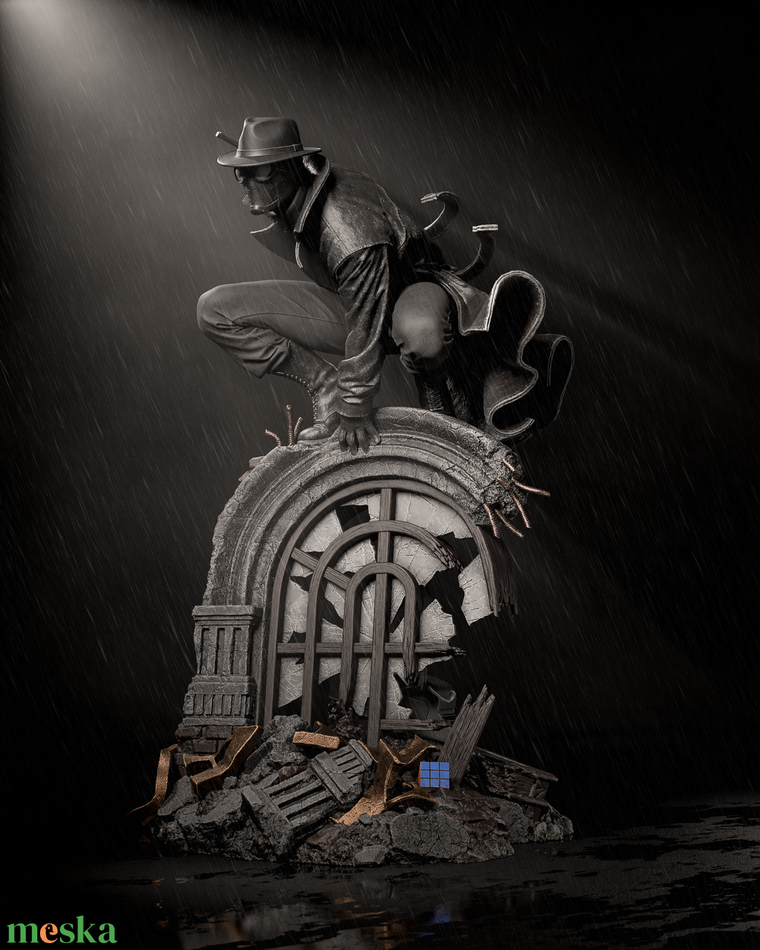 Spider Man Noir - művészet - makett, modell - Meska.hu