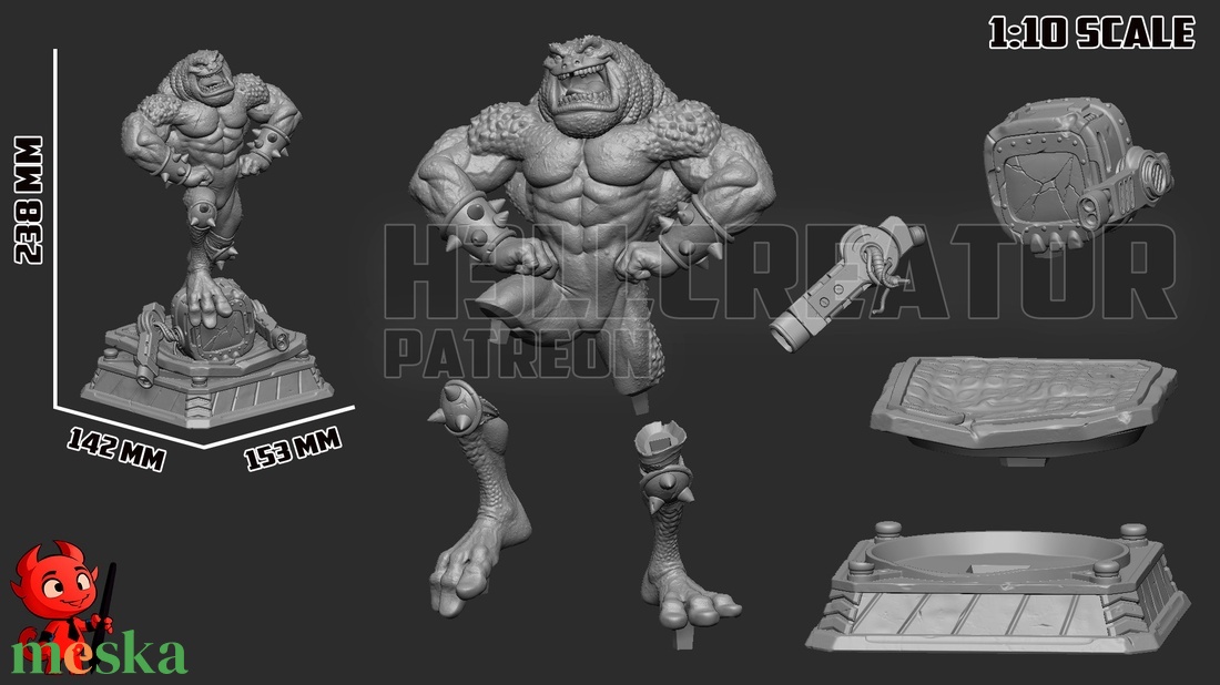 Pimple - Battletoads - művészet - makett, modell - Meska.hu