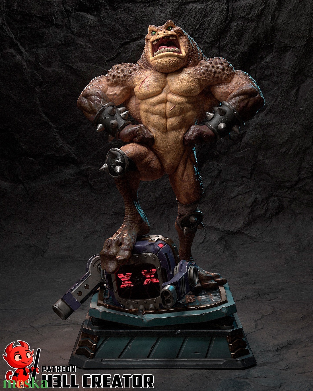 Pimple - Battletoads - művészet - makett, modell - Meska.hu