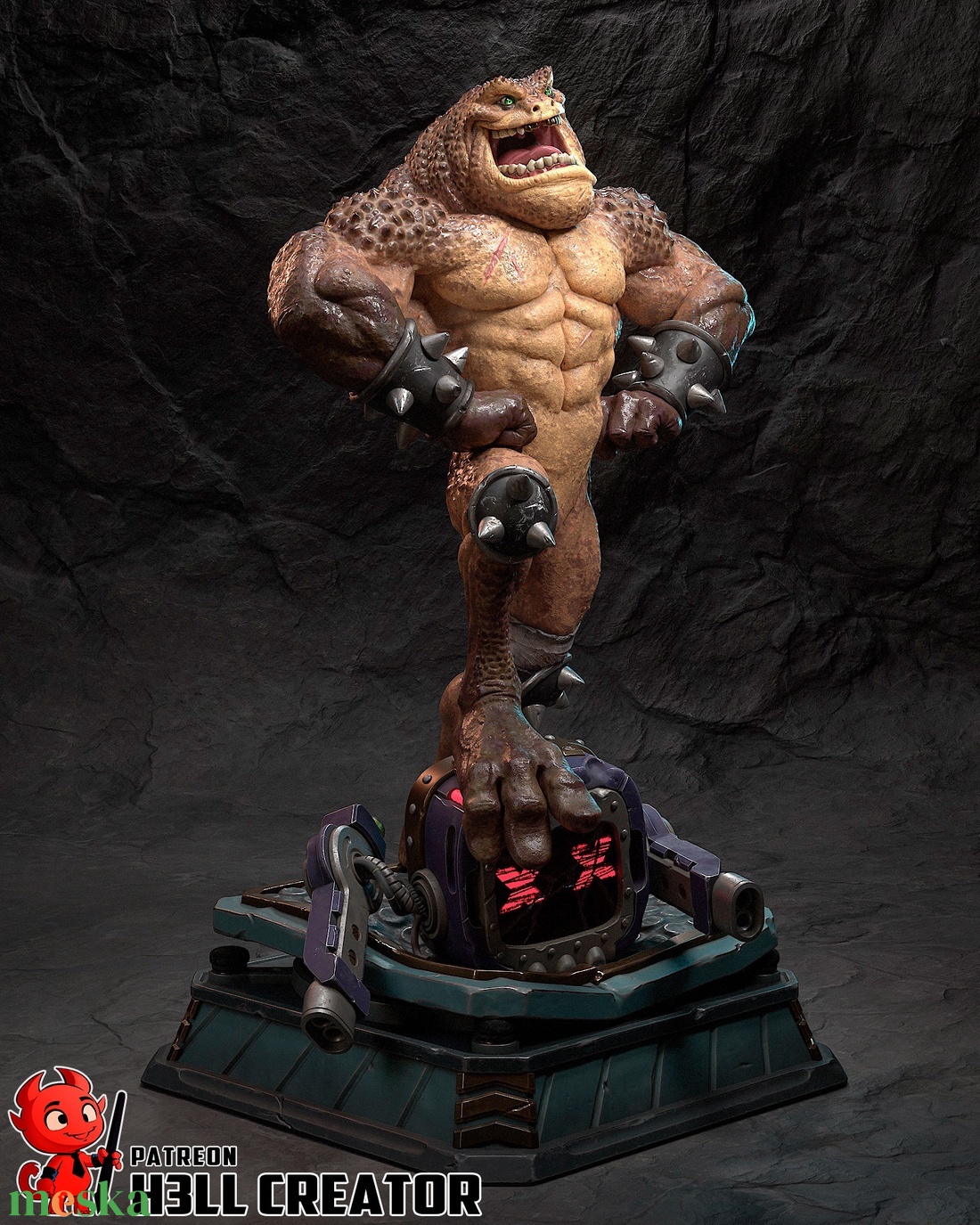 Pimple - Battletoads - művészet - makett, modell - Meska.hu