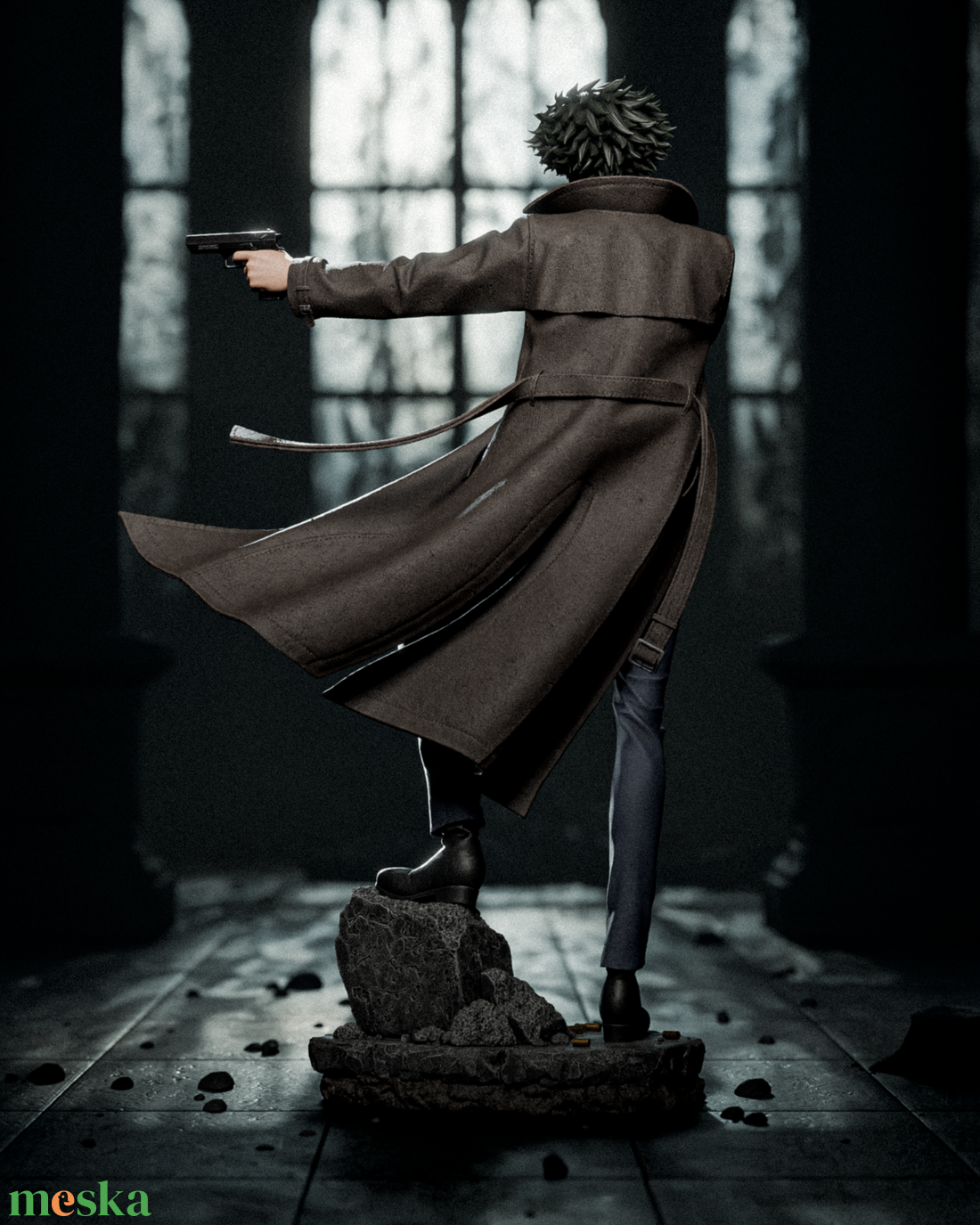 Spike - Cowboy Bebop - művészet - makett, modell - Meska.hu