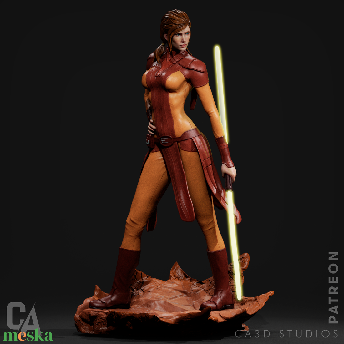 Bastila Shan - Star Wars - művészet - makett, modell - Meska.hu