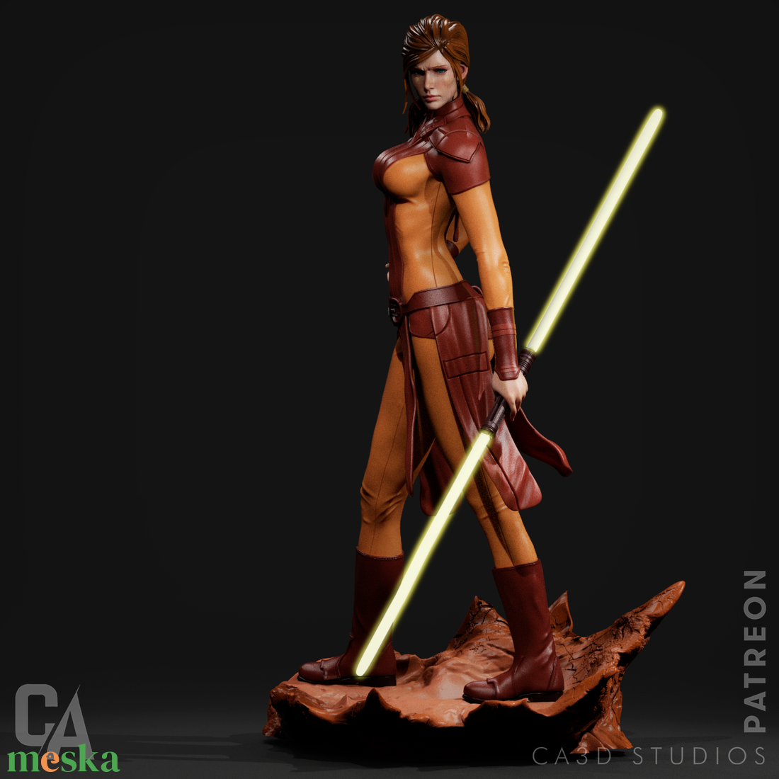Bastila Shan - Star Wars - művészet - makett, modell - Meska.hu