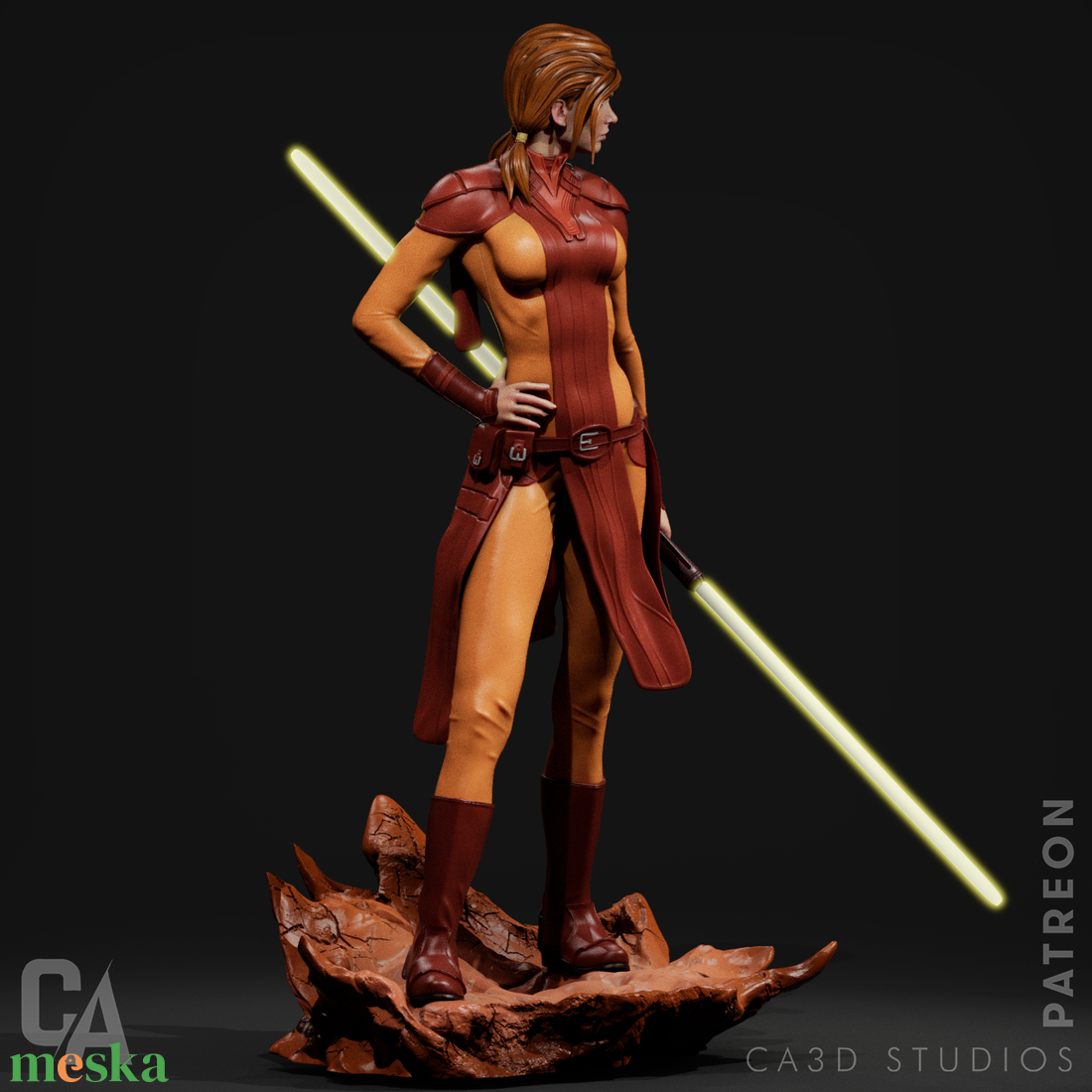 Bastila Shan - Star Wars - művészet - makett, modell - Meska.hu