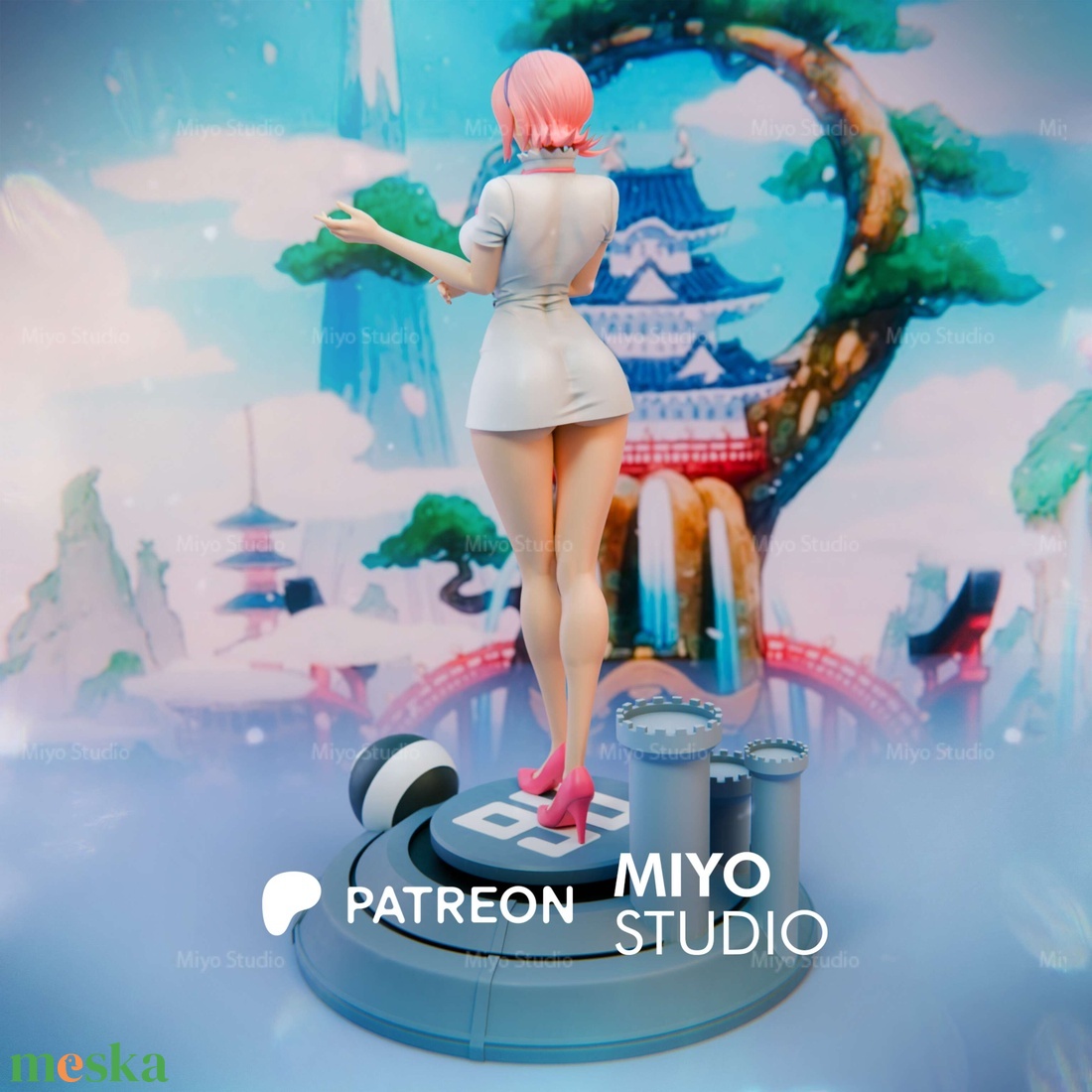 Reiju Vinsmoke - One Piece - művészet - makett, modell - Meska.hu