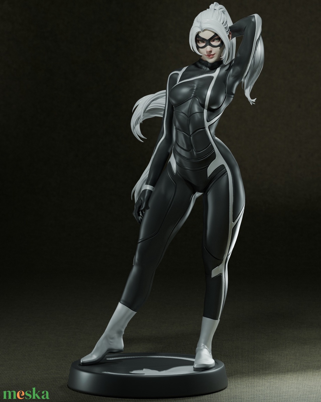 Black Cat - Marvel - művészet - makett, modell - Meska.hu