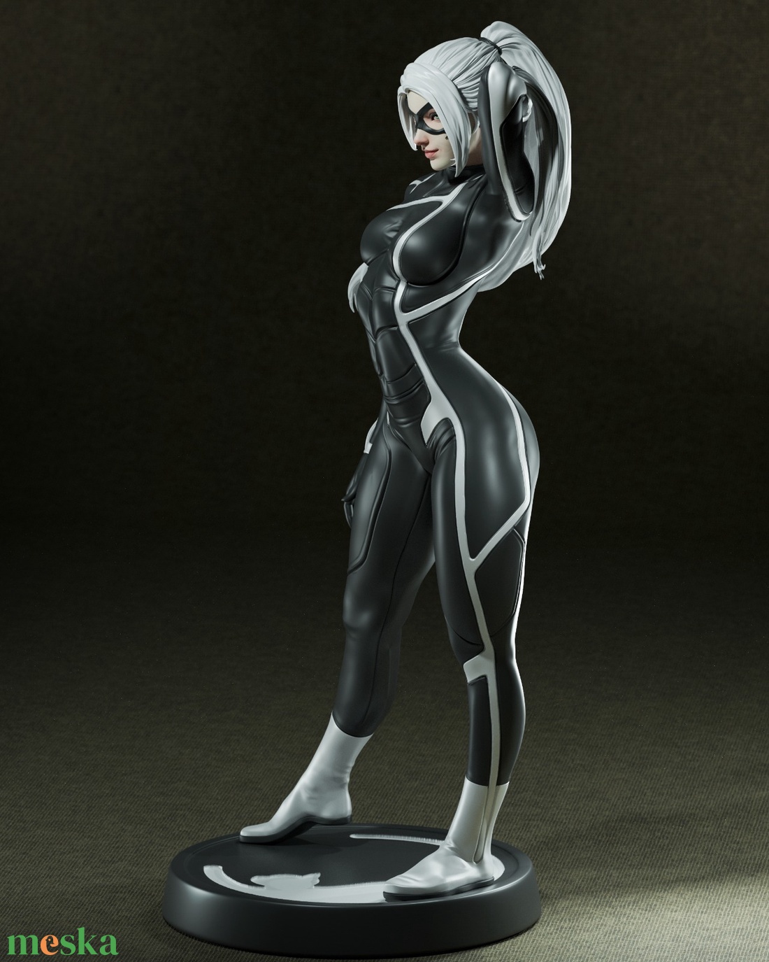 Black Cat - Marvel - művészet - makett, modell - Meska.hu
