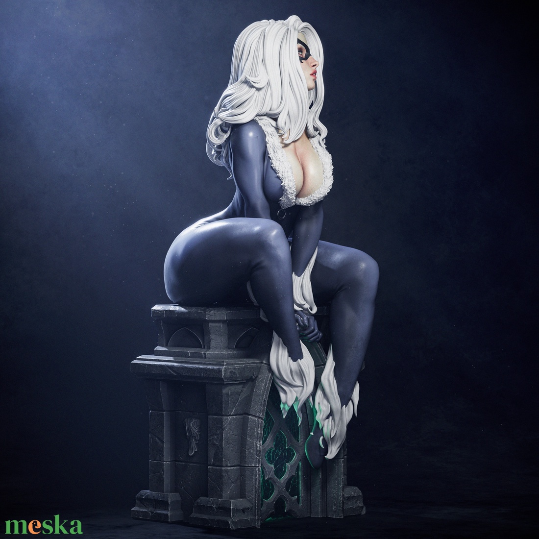 Black Cat - Marvel - művészet - makett, modell - Meska.hu