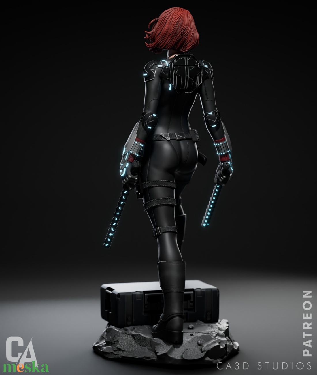 Black Widow - Marvel - művészet - makett, modell - Meska.hu