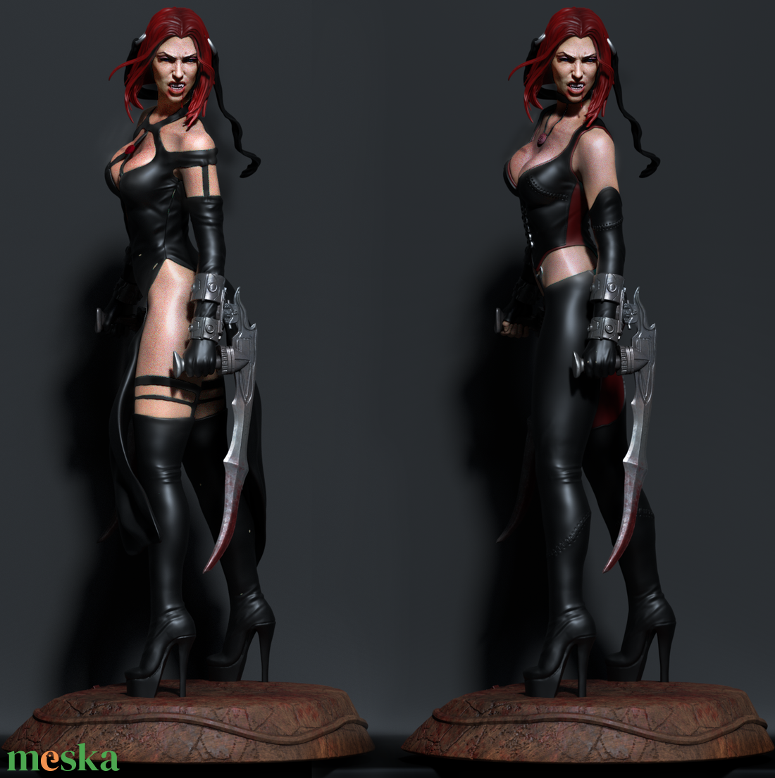 BloodRayne - művészet - makett, modell - Meska.hu