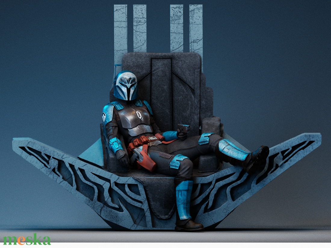 Bo Katan - Star Wars - művészet - makett, modell - Meska.hu