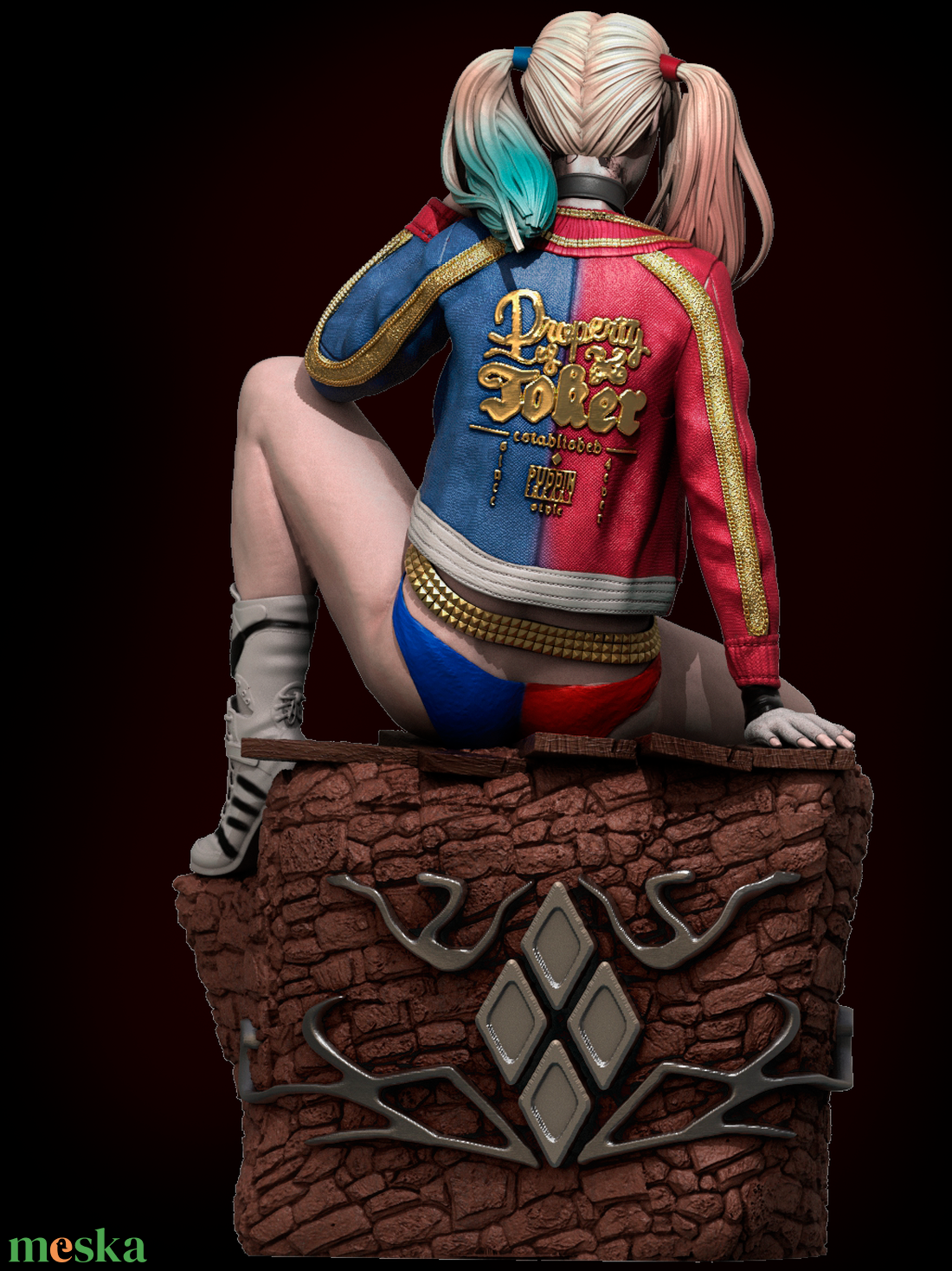 Harley Quinn - művészet - makett, modell - Meska.hu