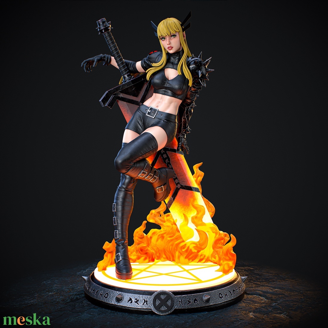 Magik - Marvel - művészet - makett, modell - Meska.hu