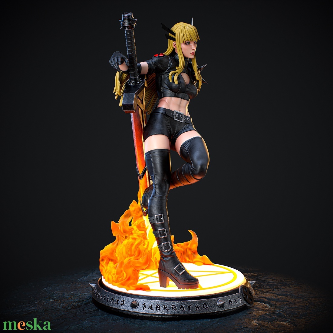 Magik - Marvel - művészet - makett, modell - Meska.hu