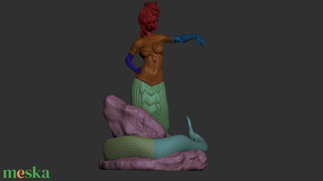 Medusa - művészet - makett, modell - Meska.hu