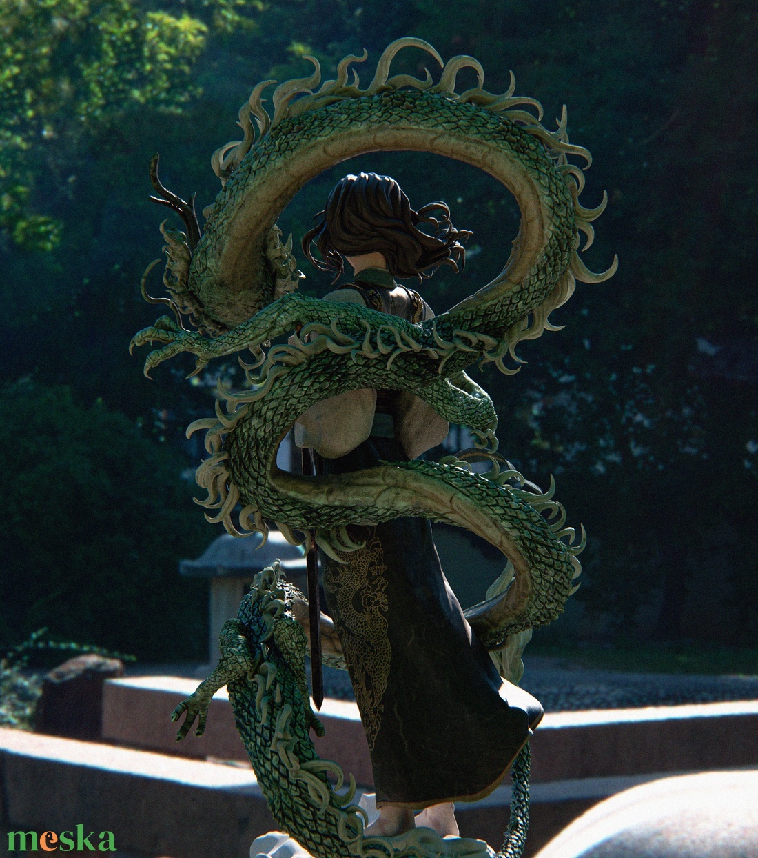 Mulan - művészet - makett, modell - Meska.hu
