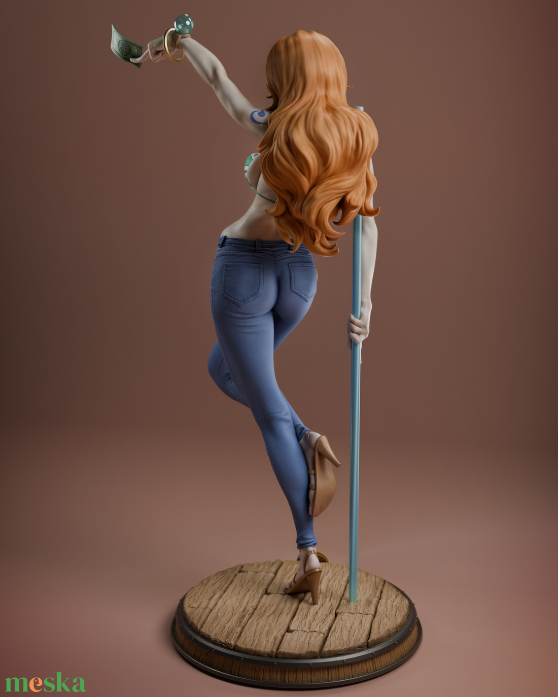 Nami - One Piece - művészet - makett, modell - Meska.hu