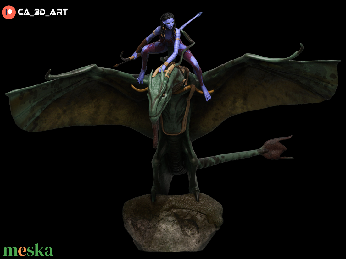Neytiri - Avatar - művészet - makett, modell - Meska.hu