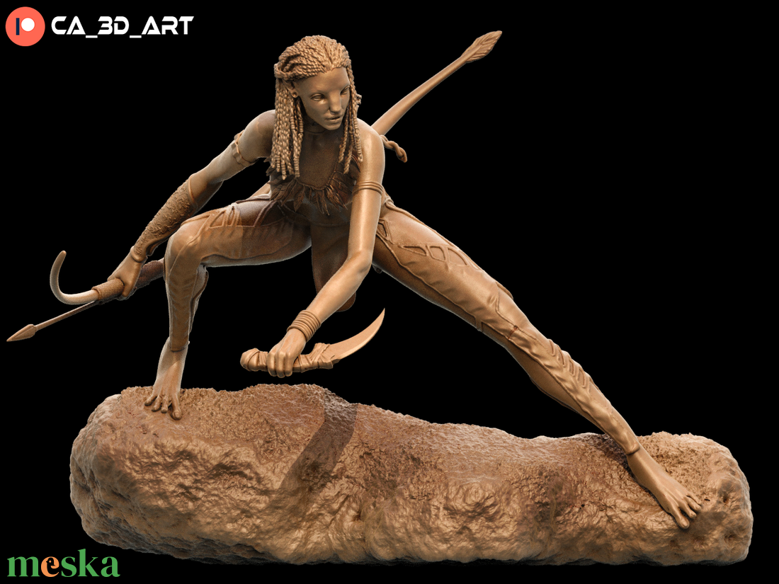 Neytiri - Avatar - művészet - makett, modell - Meska.hu