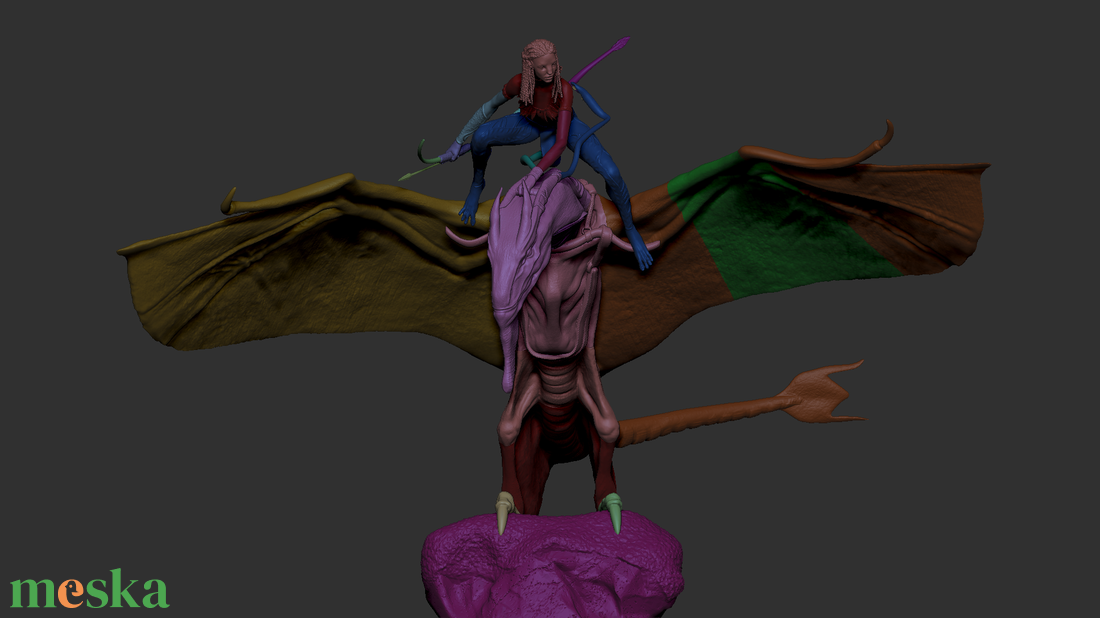 Neytiri - Avatar - művészet - makett, modell - Meska.hu