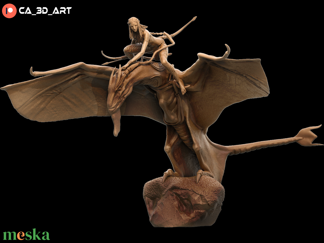 Neytiri - Avatar - művészet - makett, modell - Meska.hu