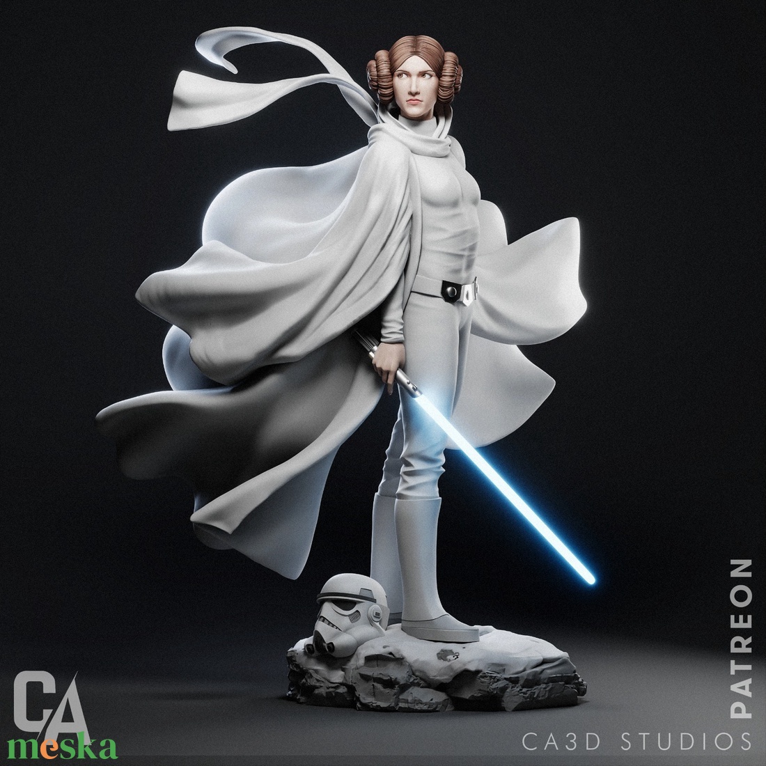 Princess Leia - Star Wars - művészet - makett, modell - Meska.hu