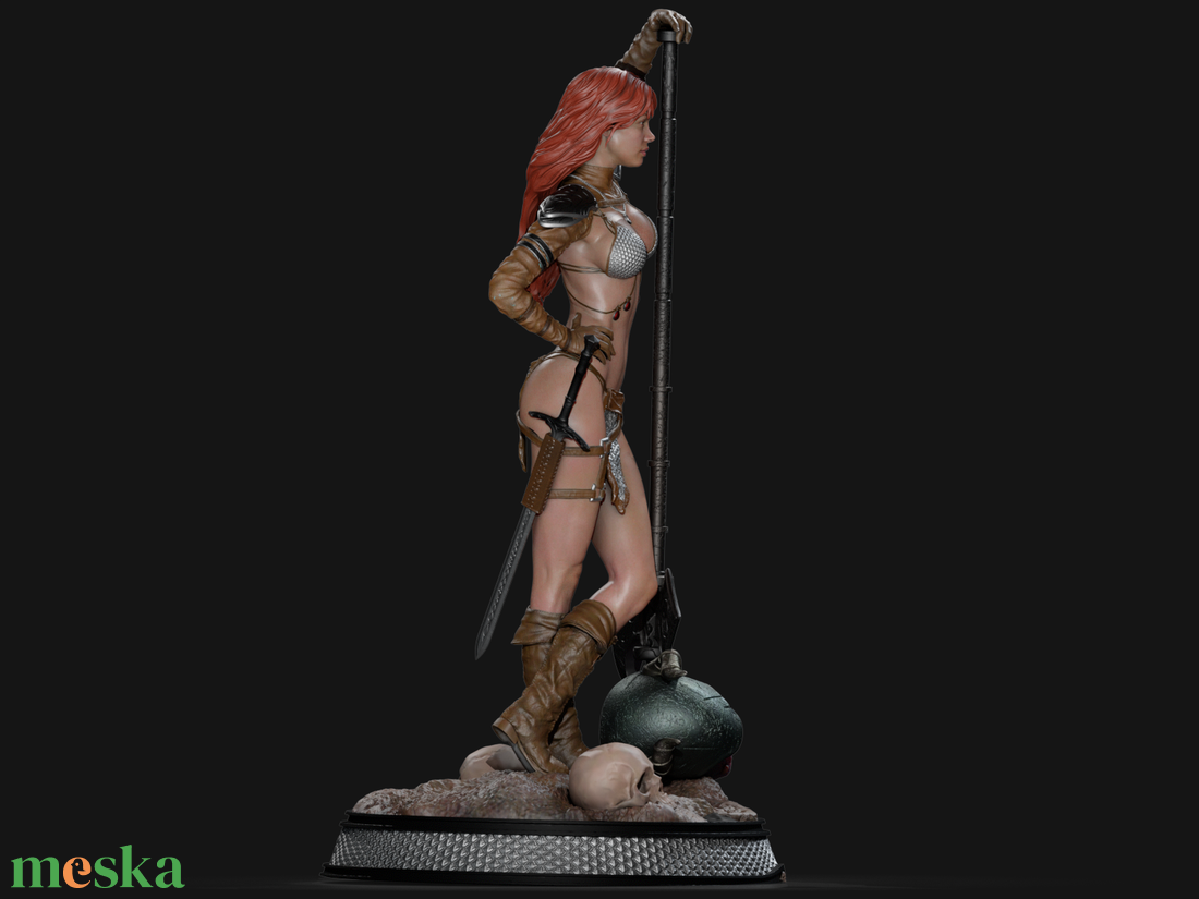 Red Sonja - Marvel - művészet - makett, modell - Meska.hu