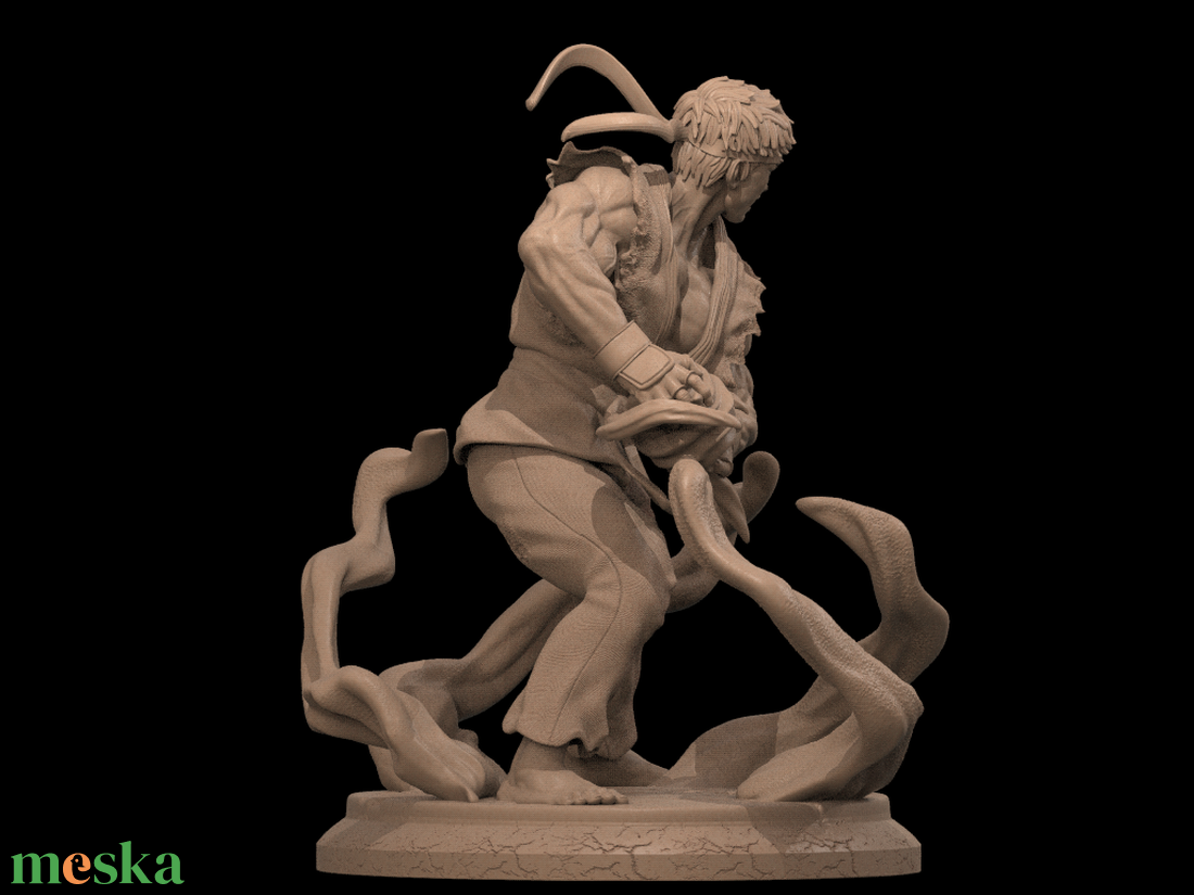 Ryu - Street Fighter - művészet - makett, modell - Meska.hu