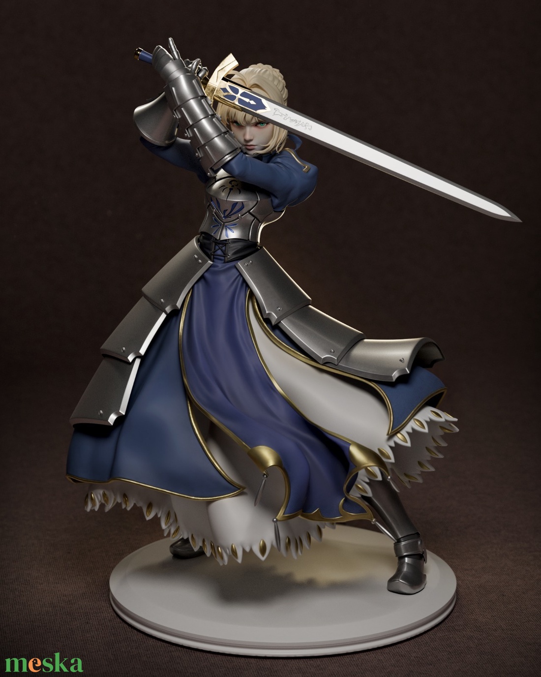 Saber - Fate - művészet - makett, modell - Meska.hu
