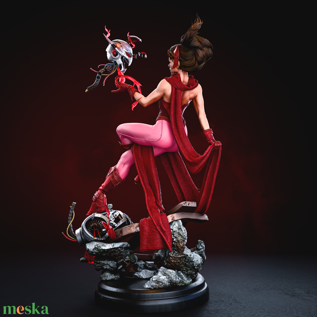 Scarlet Witch - Marvel - művészet - makett, modell - Meska.hu