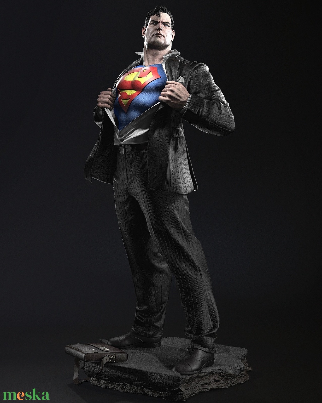 Superman - művészet - makett, modell - Meska.hu