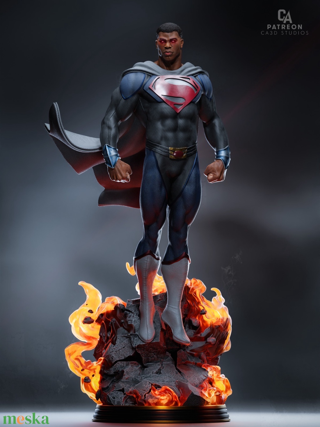Val-Zod - Superman - művészet - makett, modell - Meska.hu